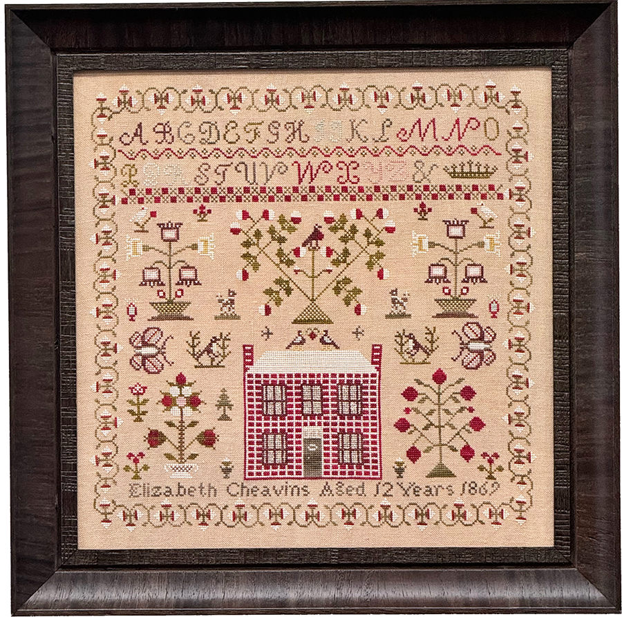 PREORDER Elizabeth Cheavins 1869 Sampler & Pinwheel  - Fox and Rabbit - Cross Stitch Pattern, Books, The Crafty Grimalkin - A Cross Stitch Store