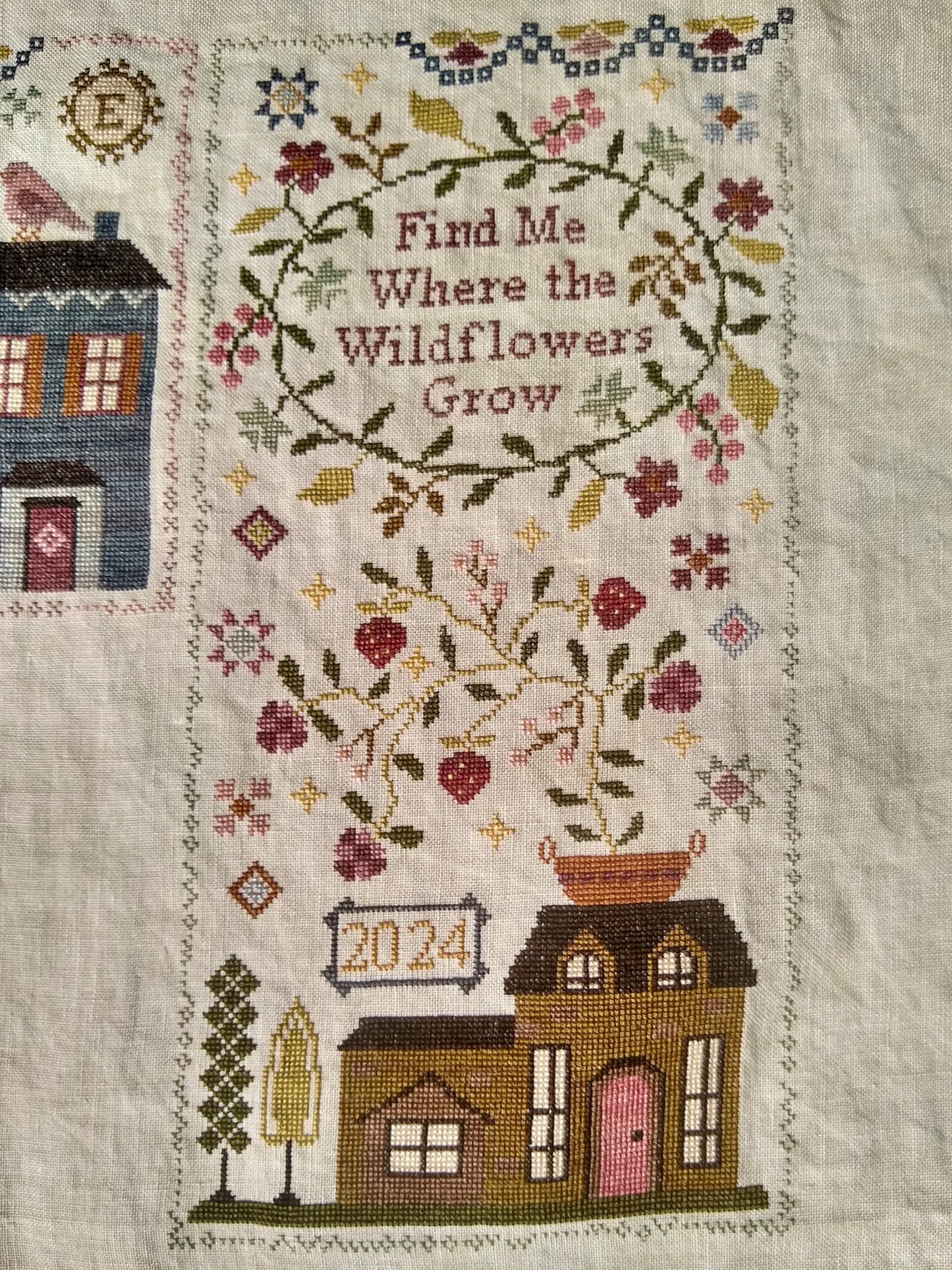 Where the Wildflowers Grow - Blueberry Ridge Design - Cross Stitch Pattern