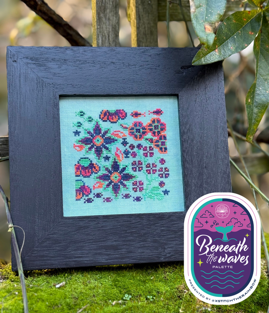 PREORDER Underwater Garden, Beneath the Waves - Jan Hicks Creates - Cross Stitch Pattern
