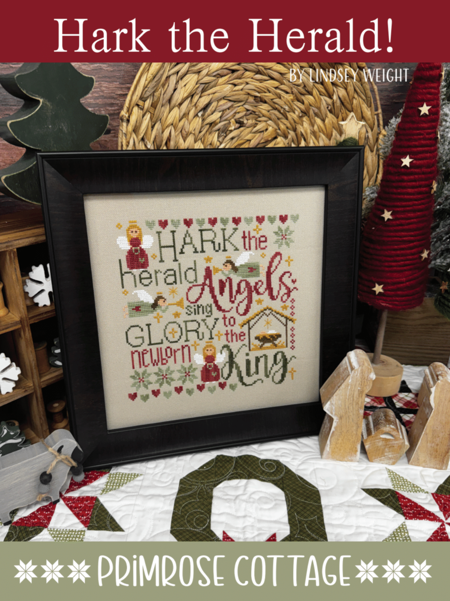 Hark the Herald! - Primrose Cottage - Cross Stitch Pattern