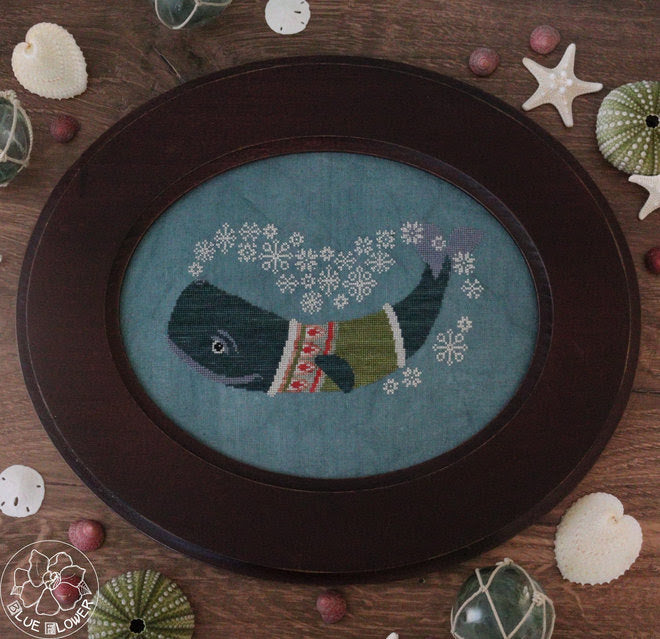 Winter Whale - The Blue Flower - Cross Stitch Pattern