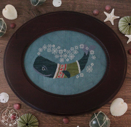 Winter Whale - The Blue Flower - Cross Stitch Pattern