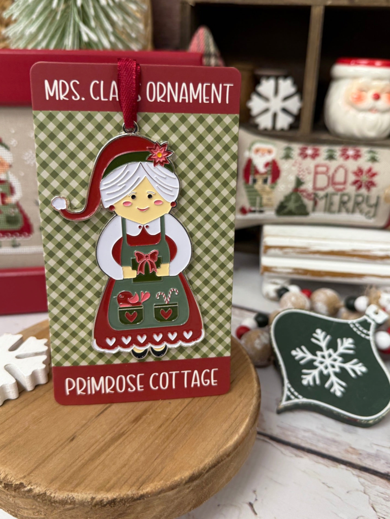 PREORDER Mrs. Claus Needle Minder - Primrose Cottage Stitches