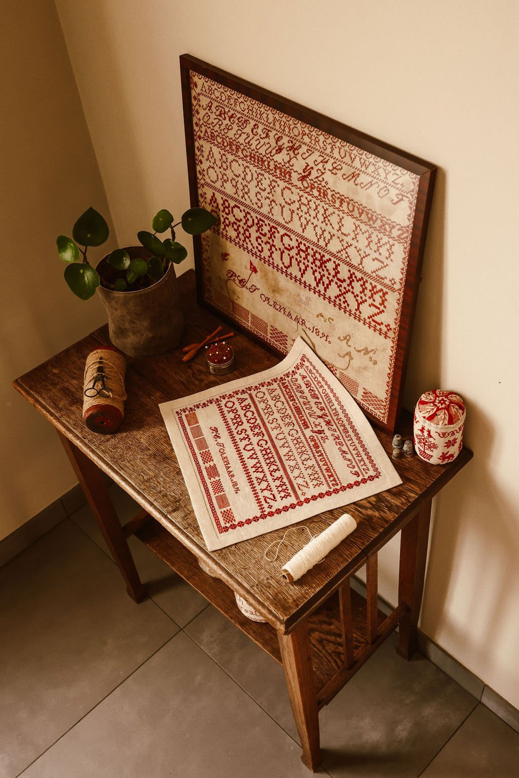 PREORDER Connected by the Red Thread Book - Atelier Soed Idee - Cross Stitch Book, Needlecraft Patterns, Needlecraft Patterns, The Crafty Grimalkin - A Cross Stitch Store