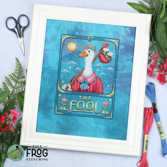 Feather Tarot: The Fool - Fine Frog Stitching - Cross Stitch Pattern