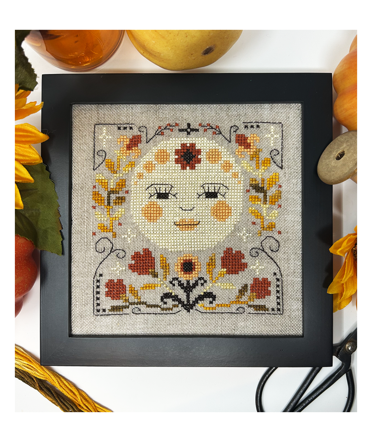 Harvest Moon - Tiny Modernist - Cross Stitch Pattern