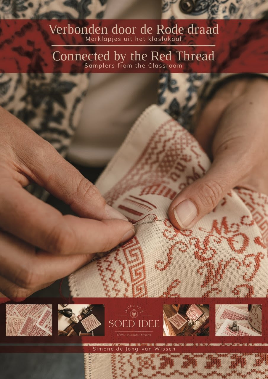 PREORDER Connected by the Red Thread Book - Atelier Soed Idee - Cross Stitch Book, Needlecraft Patterns, Needlecraft Patterns, The Crafty Grimalkin - A Cross Stitch Store