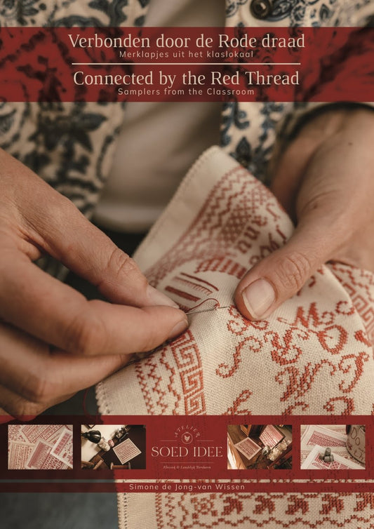 PREORDER Connected by the Red Thread Book - Atelier Soed Idee - Cross Stitch Book, Needlecraft Patterns, Needlecraft Patterns, The Crafty Grimalkin - A Cross Stitch Store