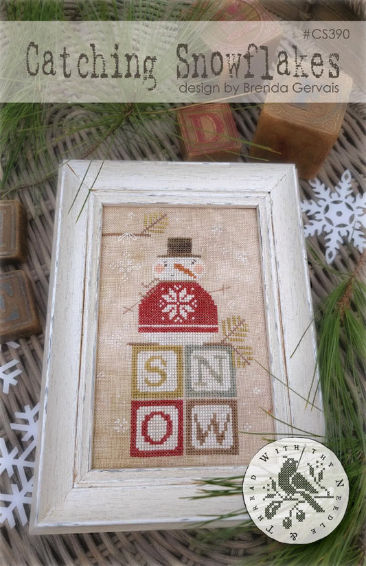 PREORDER Catching Snowflakes - With Thy Needle and Thread - Cross Stitch Pattern