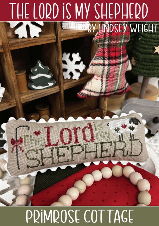 The Lord is My Shepherd - Primrose Cottage - Cross Stitch Pattern