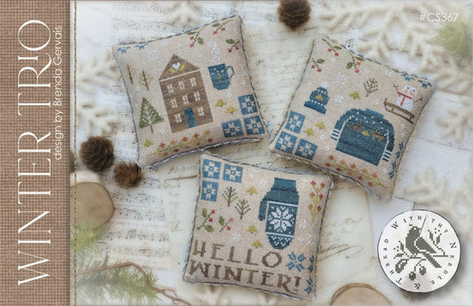 Winter Trio - With Thy Needle and Thread - Cross Stitch Pattern