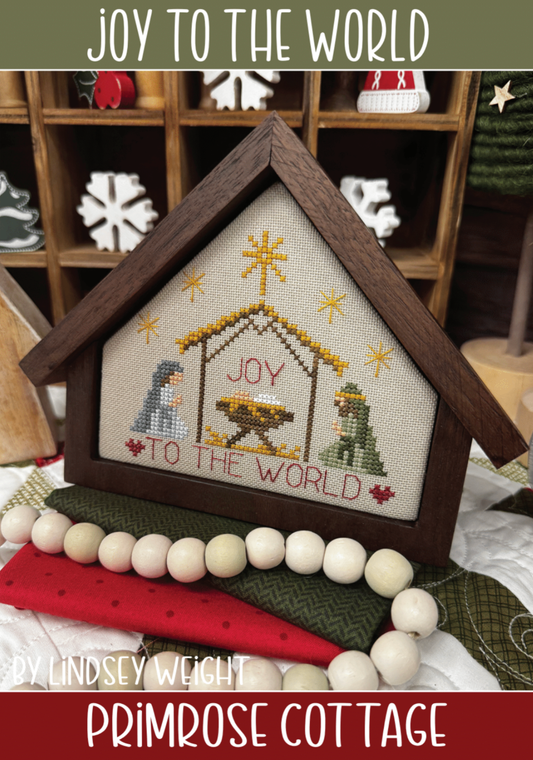 Joy to the World - Primrose Cottage - Cross Stitch Pattern