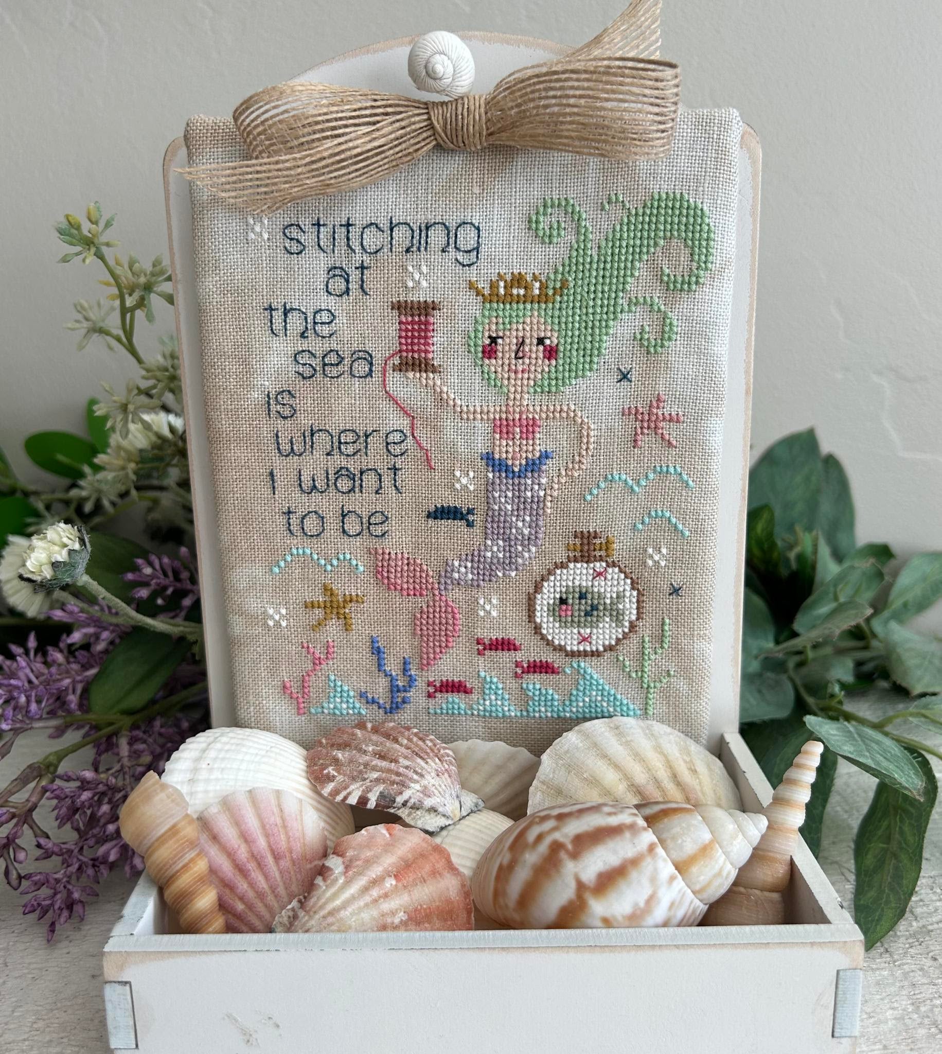 PREORDER Stitching at the Sea - Emily Call - Cross Stitch Pattern, Books, The Crafty Grimalkin - A Cross Stitch Store