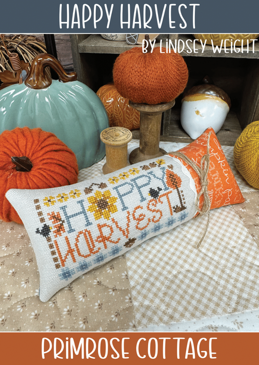 PREORDER Happy Harvest - Primrose Cottage Stitches - Cross Stitch Pattern