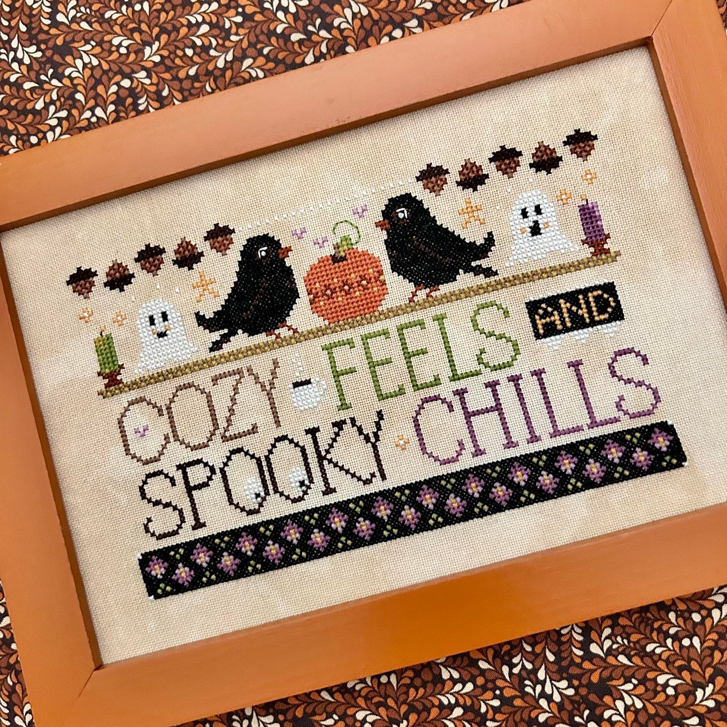 PREORDER WordyBirds - October - Sweet Wing - Cross Stitch Pattern