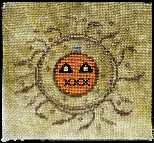 PRE-ORDER Pumpkin Wreath - Lucy Beam Love in Stitches - Cross Stitch Pattern, Needlecraft Patterns, The Crafty Grimalkin - A Cross Stitch Store