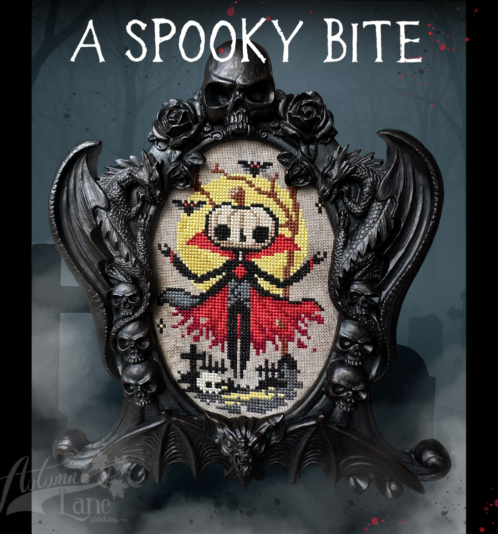 Spooky Bite - Autumn Lane -  Cross Stitch Pattern