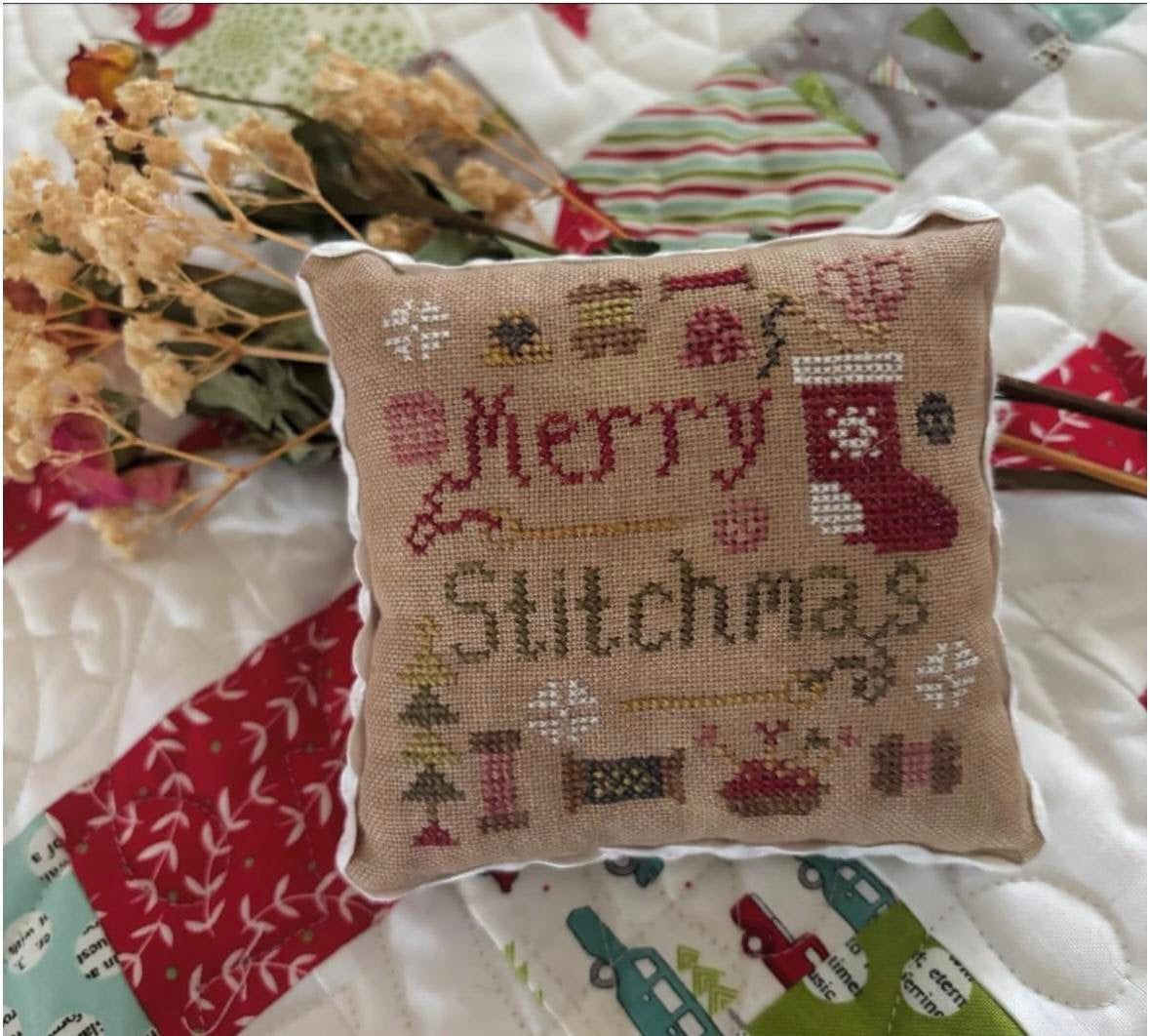 Stitch Jingle and Be Merry - Pansy Patch - Cross Stitch Pattern