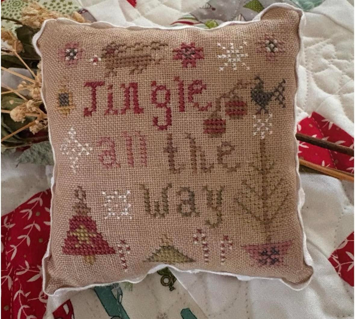 Stitch Jingle and Be Merry - Pansy Patch - Cross Stitch Pattern