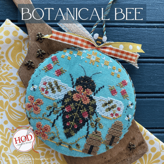 PRE-ORDER Botanical Bee - Hands on Design - Cross Stitch, Needlecraft Patterns, Needlecraft Patterns, The Crafty Grimalkin - A Cross Stitch Store