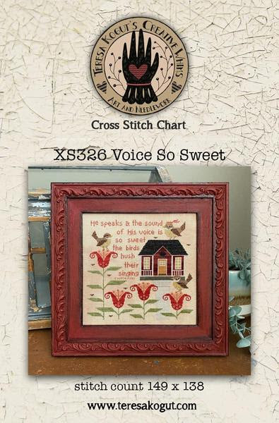 PRE-ORDER Voice so Sweet - Teresa Kogut - Cross Stitch Pattern, Needlecraft Patterns, The Crafty Grimalkin - A Cross Stitch Store
