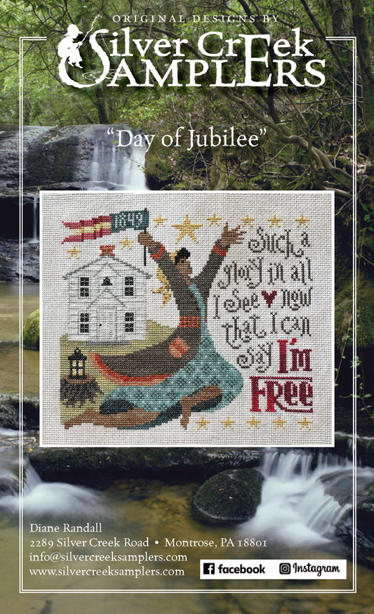 PRE-ORDER Day of Jubilee - Silver Creek Samplers - Cross Stitch Pattern, Needlecraft Patterns, Needlecraft Patterns, The Crafty Grimalkin - A Cross Stitch Store