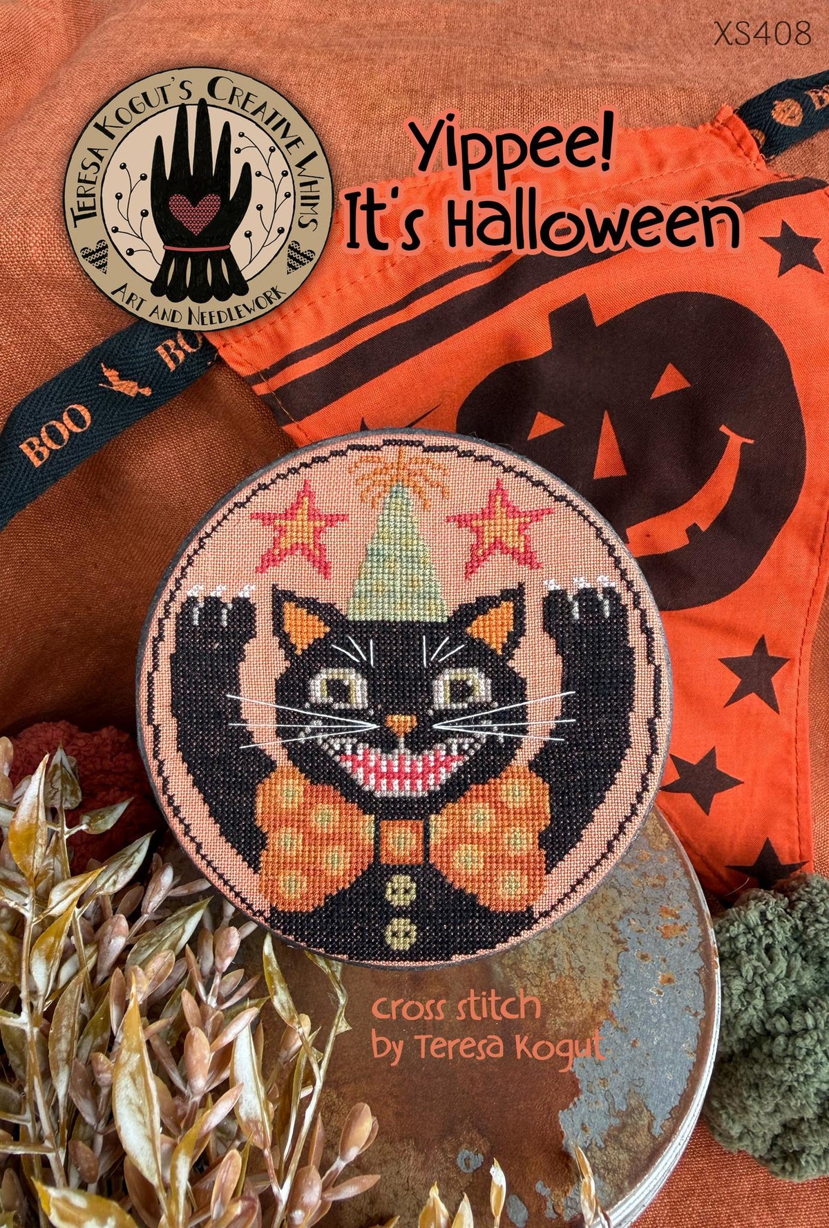 PREORDER Yippee! It's Halloween - Teresa Kogut - Cross Stitch Pattern