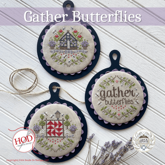 Gather Butterflies - Hands on Design - Cross Stitch