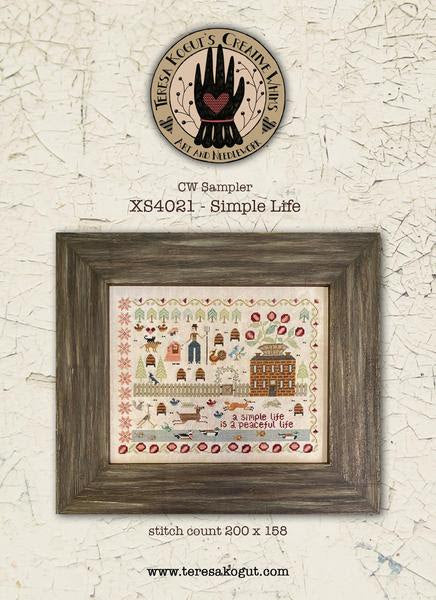 PRE-ORDER Simple Life - Teresa Kogut - Cross Stitch Pattern, Needlecraft Patterns, The Crafty Grimalkin - A Cross Stitch Store