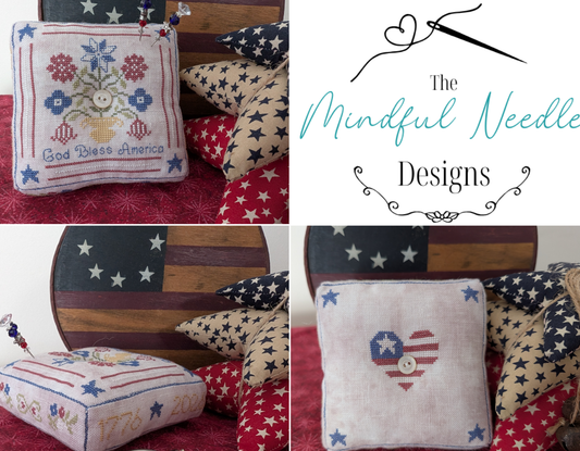PREORDER God Bless America - Mindful Needle - Cross Stitch Pattern