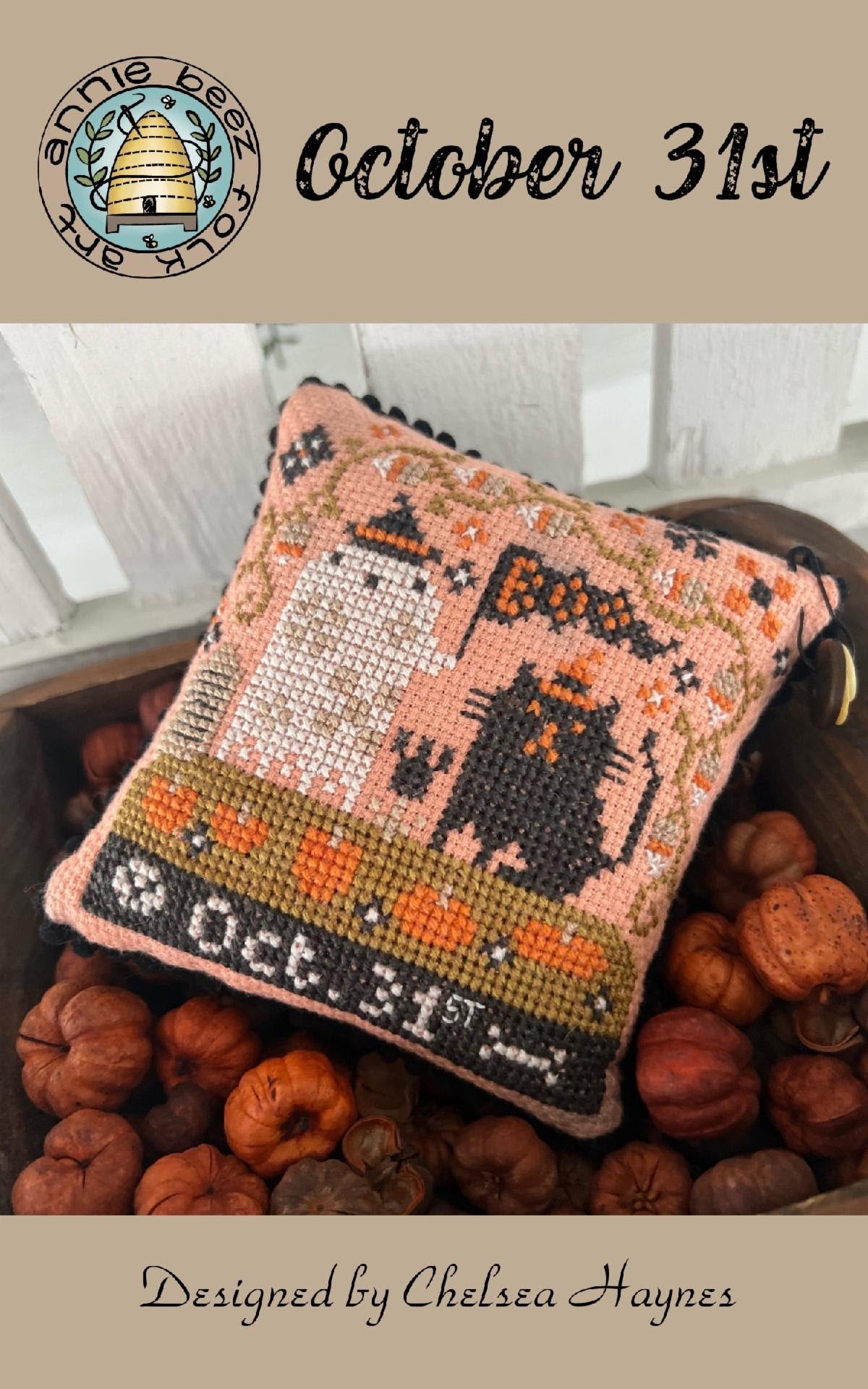 Annie October Pattern PREORDER October 31st - Annie Beez - Cross Stitch Pattern | The Crafty ...