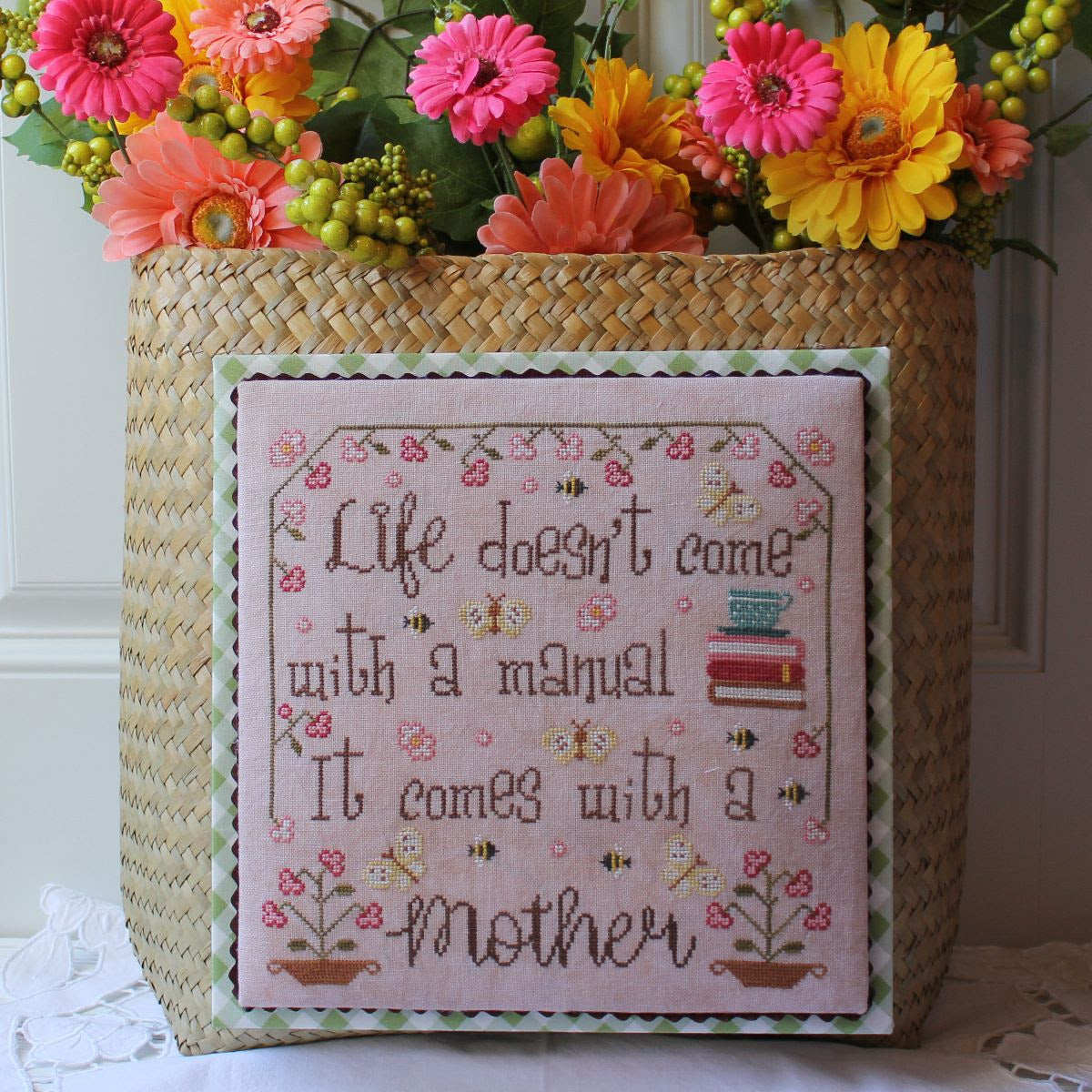 PREORDER Life comes with a Mother - New York Dreamer - Cross Stitch Pattern, Needlecraft Patterns, Needlecraft Patterns, The Crafty Grimalkin - A Cross Stitch Store