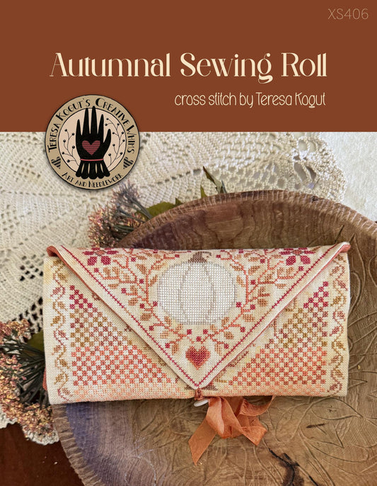 PREORDER Autumnal Sewing Roll - Teresa Kogut - Cross Stitch Pattern