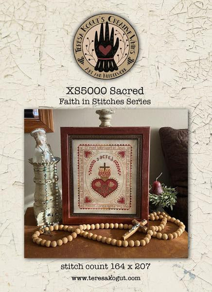 PRE-ORDER Sacred Faith in Stitches Series - Teresa Kogut - Cross Stitch Pattern, Needlecraft Patterns, The Crafty Grimalkin - A Cross Stitch Store