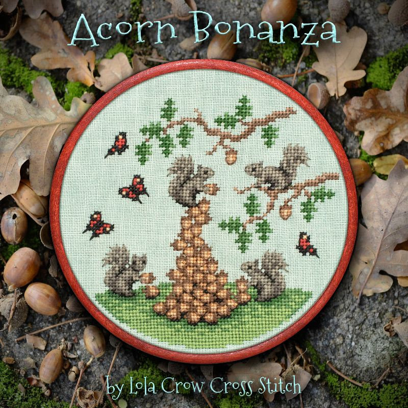 Acorn Bonanza - Lola Crow - Cross Stitch Pattern