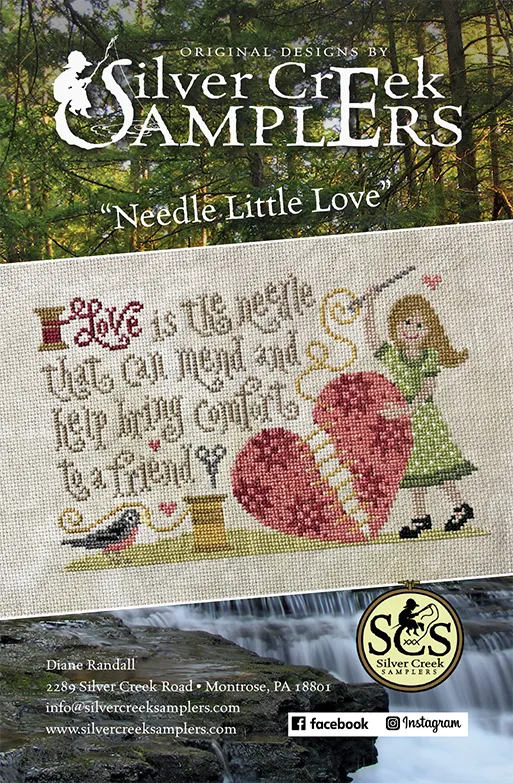 Needle Little Love - Silver Creek Samplers - Cross Stitch Pattern