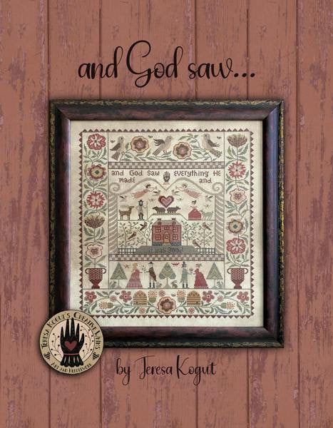 PRE-ORDER And God Saw - Teresa Kogut - Cross Stitch Pattern, Needlecraft Patterns, The Crafty Grimalkin - A Cross Stitch Store