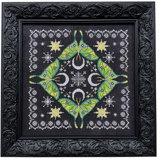 PRE-ORDER They Come at Night - Fox and Rabbit Designs, Needlecraft Patterns, The Crafty Grimalkin - A Cross Stitch Store