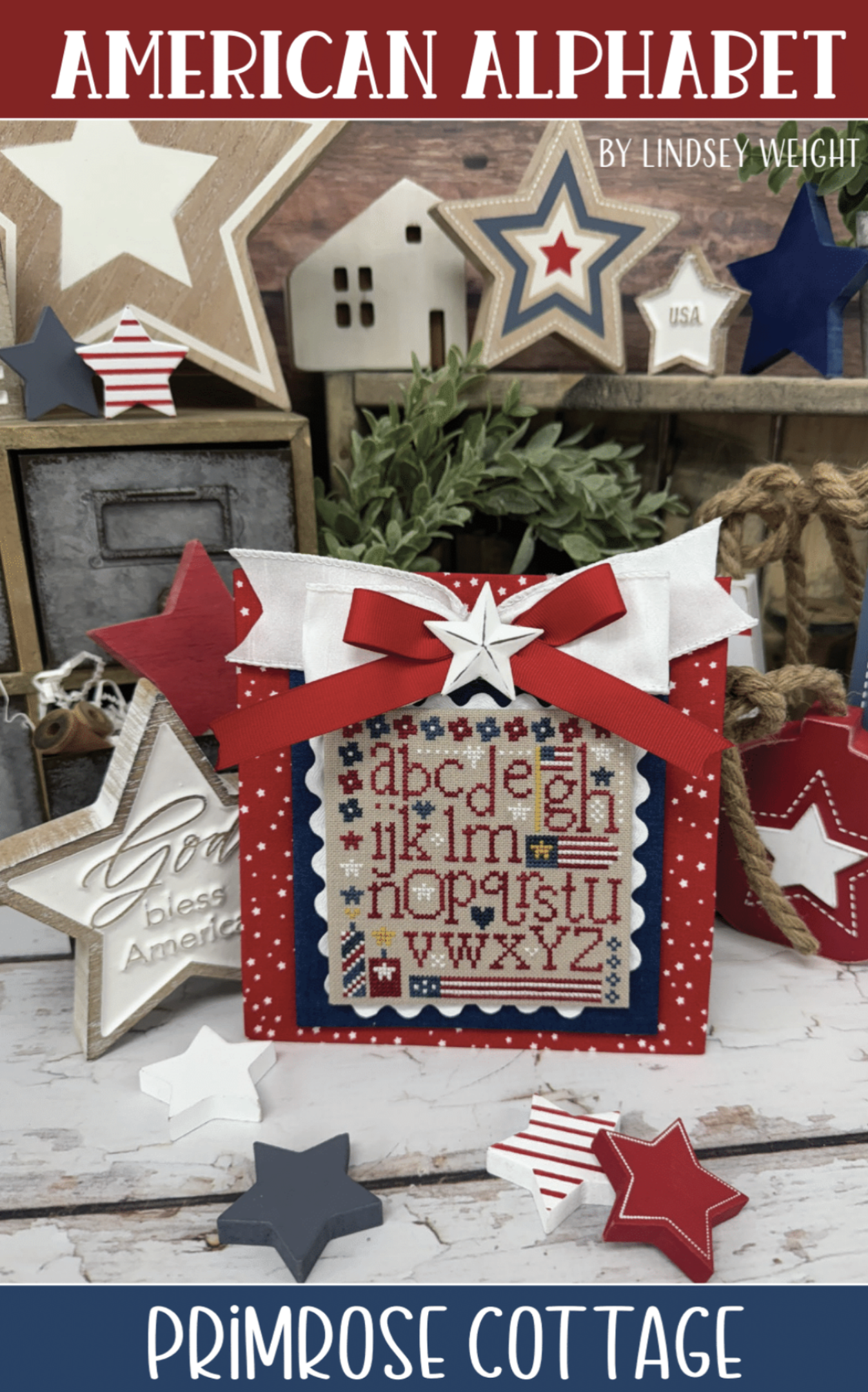 American Alphabet - Primrose Cottage Stitches - Cross Stitch Pattern/Thread, Needlecraft Patterns, Needlecraft Patterns, The Crafty Grimalkin - A Cross Stitch Store