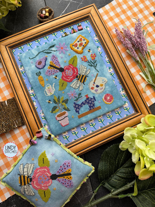 PREORDER Spring Trinkets - Lindy Stitches - Cross Stitch Pattern
