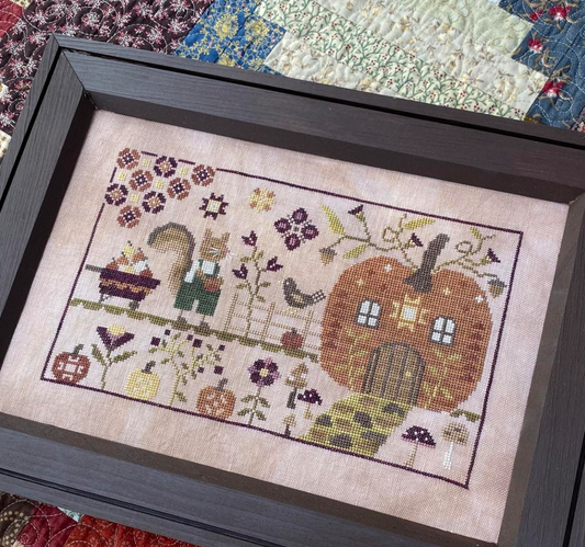 Tommy's Pumpkin Patch - Blueberry Ridge - Cross Stitch Pattern