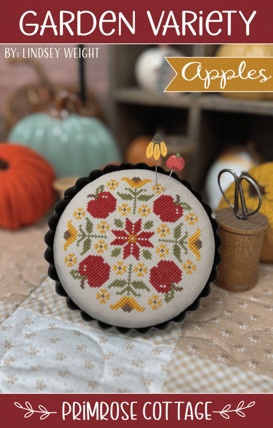 Garden Variety: Apples - Primrose Cottage - Cross Stitch Pattern