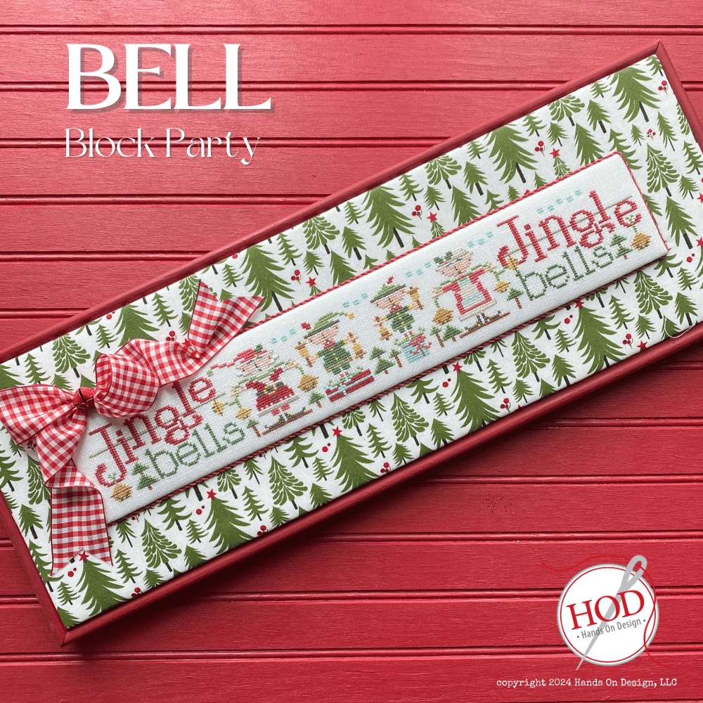 Bell,  Block Party Series- Hands on Design - Cross Stitch Pattern