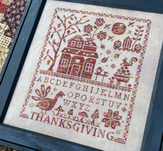Sampler Holidays: Thanksgiving - Blueberry Ridge - Cross Stitch Pattern