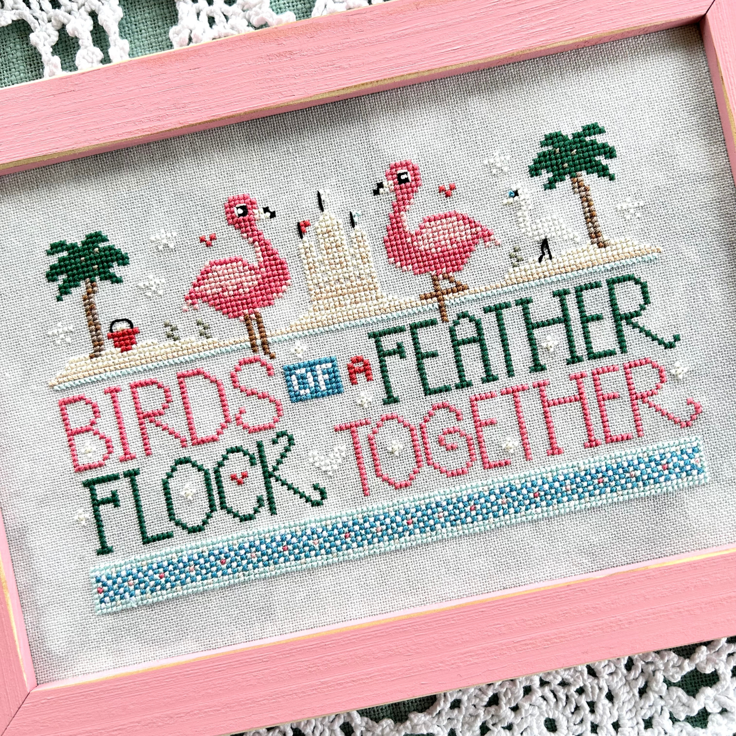 Wordy Birds - June - Sweet Wing - Cross Stitch Pattern