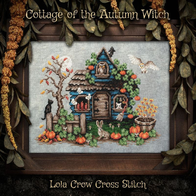 PREORDER Cottage of the Autumn Witch - Lola Crow - Cross Stitch Pattern