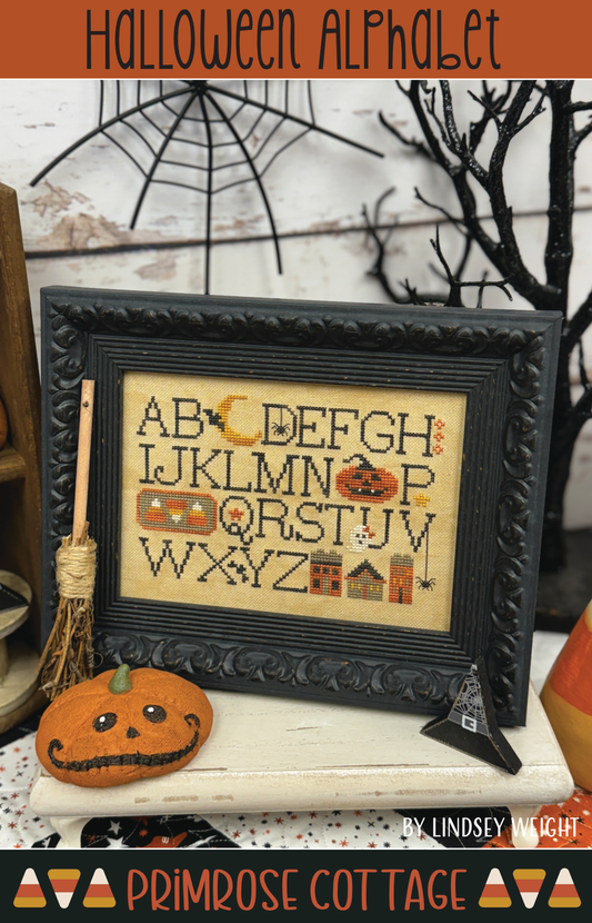 Halloween Alphabet - Primrose Cottage Stitches - Cross Stitch Pattern