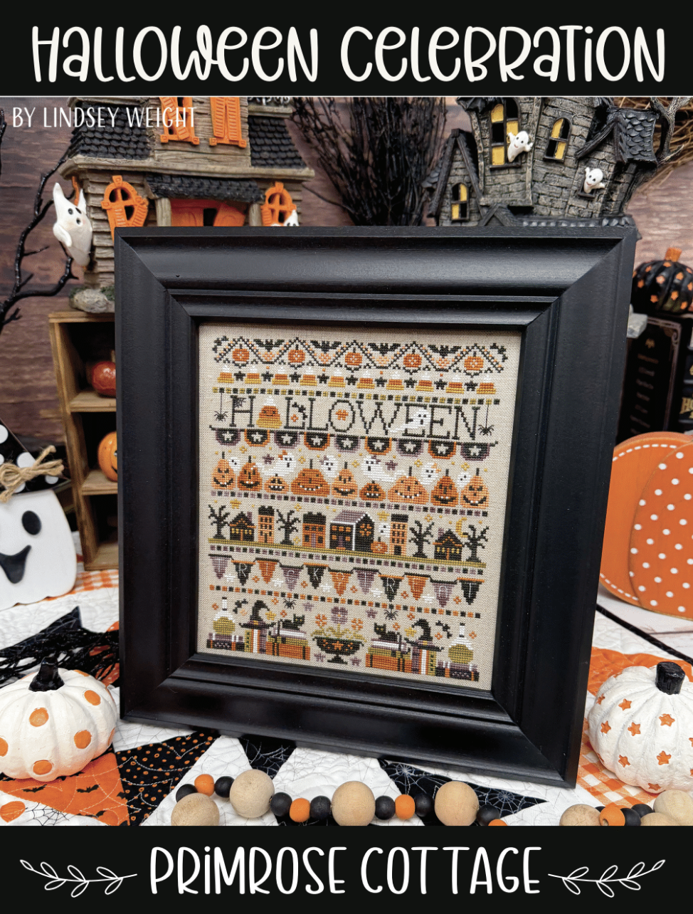 PREORDER Halloween Celebration - Primrose Cottage Stitches - Cross Stitch Pattern, Needlecraft Patterns, Needlecraft Patterns, The Crafty Grimalkin - A Cross Stitch Store