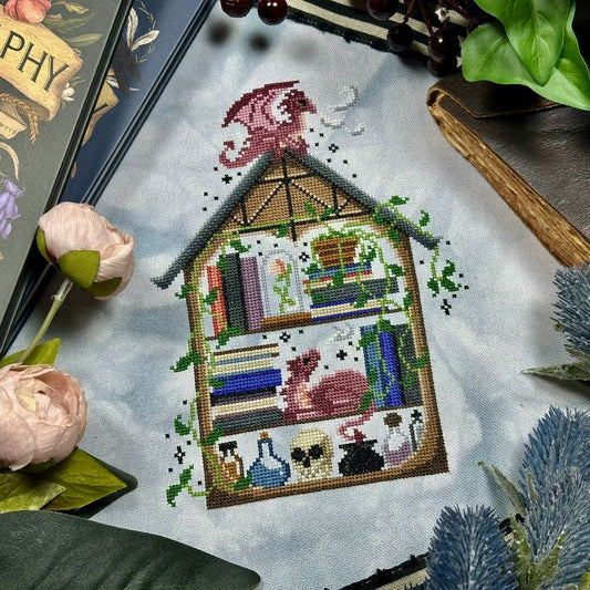 House of Book Dragons - Stitch Crypt - Cross Stitch Pattern