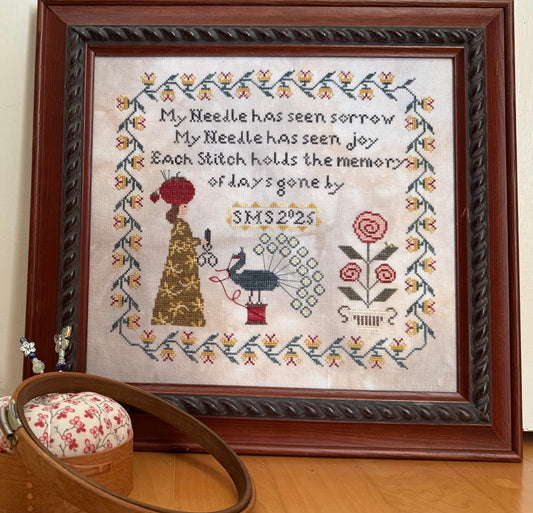PREORDER My Needle - Running with Needles - Cross Stitch Pattern, Needlecraft Patterns, The Crafty Grimalkin - A Cross Stitch Store